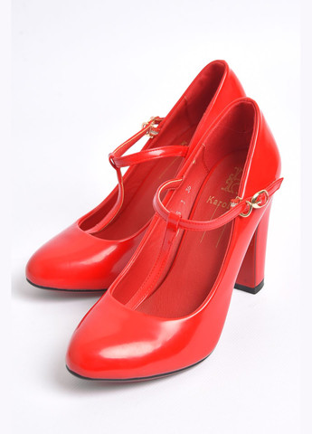 Туфлі жіночі червоного кольору Let's Shop (294050499)