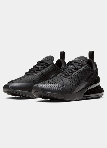 Чорні всесезон кросівки чоловічі air max 270 ah8050-005 весна-літо сітка текстиль чорні Nike