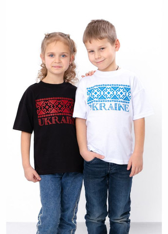 Белая летняя футболка детская Носи своє 6414-1