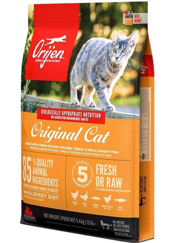 Сухий корм для кішок для всіх порід та стадій життя Original Cat 5.4 кг (o28054) Orijen (315501837)