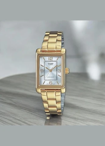 Женские наручные часы LTP-1234PG-7AEG с золотым браслетом Casio (331769900)