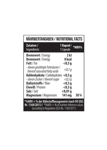 Магній малат Magnesium Malate 141 мг 60 капсул MST (361114291)