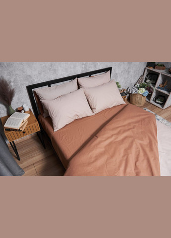 Комплект постельного белья Бязь Gold Люкс «» семейный 160х220х2 наволочки 2х40х60 (MS-820004580) Moon&Star Brown Blanc (293148011)