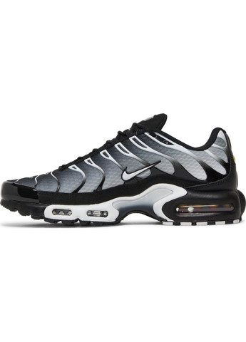 Черные всесезонные кроссовки air max tn plus black silver white - dm0032-003 Nike