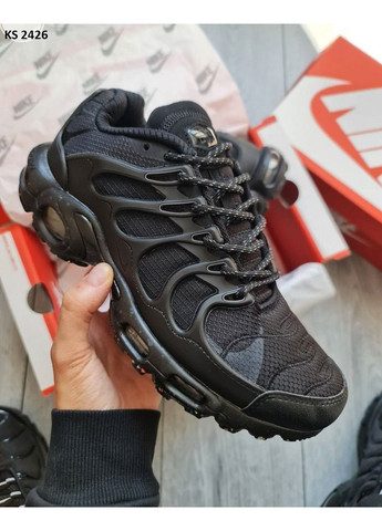 КРОСІВКИ ЖІНОЧІ NIKE AIR MAX TN TERRASCAPE PLUS BLACK НАЙК АІР МАКС ТН ПЛЮС No Brand чорні демісезони (368887848)