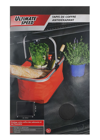 Протиковзний брудозахисний килимок у багажник авто 120 х 100 см, підстилка Ultimate Speed (365591466)