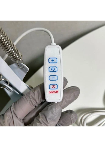 Настільна лампа на струбціні з USB-A портом (Біла) Nail Doza (377195268)