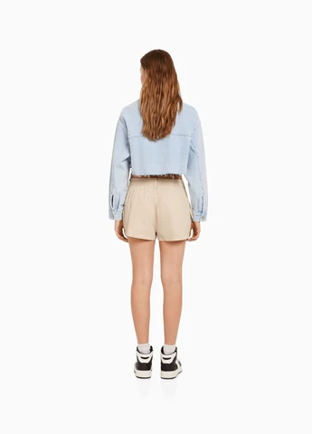 Шорти карго вільного крою Bershka (297841420)