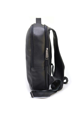 Шкіряний чоловічий рюкзак чорний FA-7287-3md на два відділи TARWA (298684024)