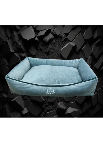 Лежанка 140х100х25см з текстилю для великих собак "Topaz Aquamarine" (Бірюзовий) S&N Family (361204549)