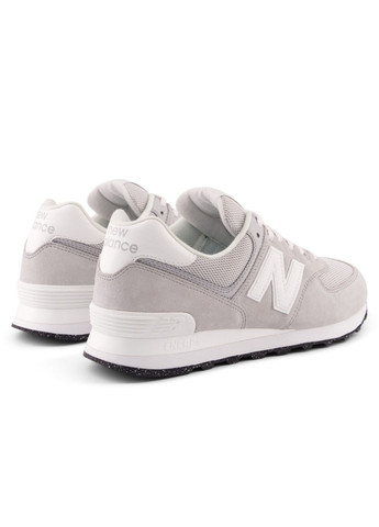 Серые всесезонные кроссовки мужские 574 u574bge весна-лето сетка замша текстиль серые New Balance