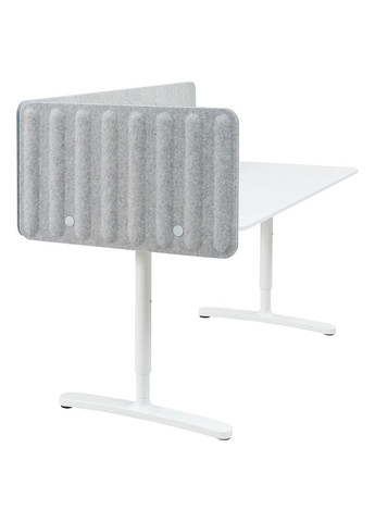 Письмовий стіл з ширмою ІКЕА BEKANT 160х80 48 см (s29387379) IKEA (278407410)