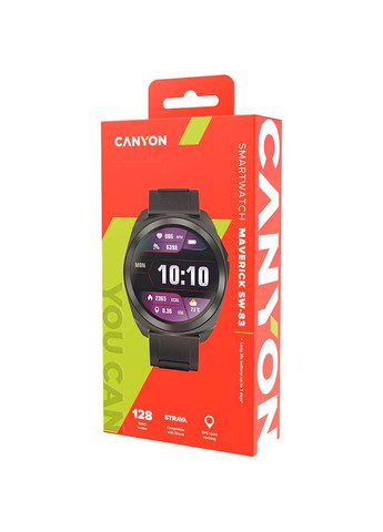 Смарт-часы Maveric SW-83 GPS Black (CNS-SW83BB) Canyon (361202700)