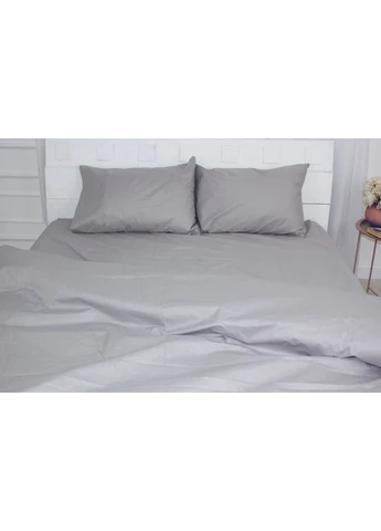 Постельное белье (ek37548) Mirson King Size Бязь Premium 16-5703 Light Gray 220х240 (392383407)