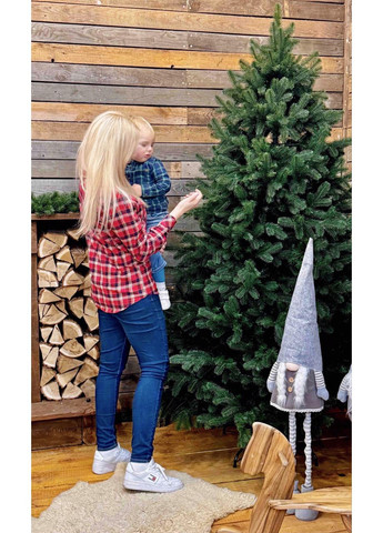 Ёлка литая SGH Lux зелёная с металлической подставкой 2.20 м HVOYA (366963904)