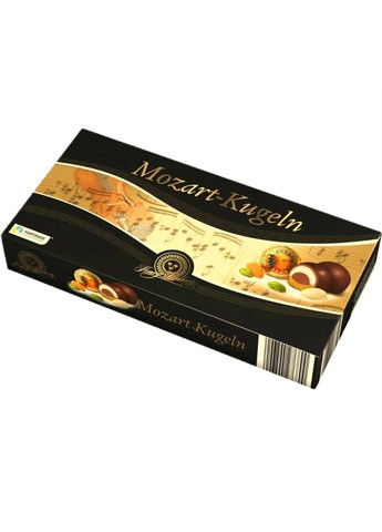 Набор подарочный Конфеты в черном шоколаде Mozart Kugeln от Henry Lambertz 400 гр марципан Shokopack (305465678)