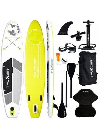 Надувная SUP доска Planet 320 см с веслом Lime Thunder (285696236)