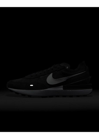 Кроссовки Waffle One DC2533-001 Nike чёрные демисезоны (369775418)