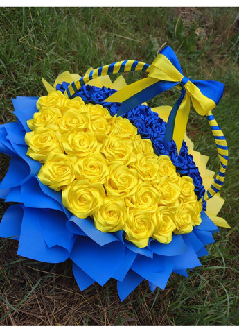 Букет з атласних стрічок No Brand (368672323)