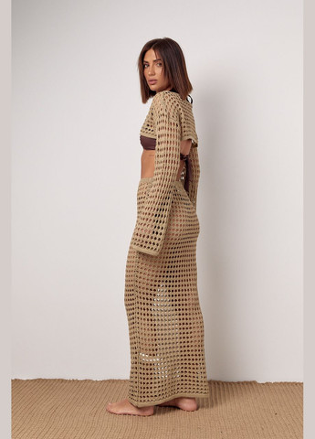 Довга спідниця ажурної в'язки Lurex (297327524)