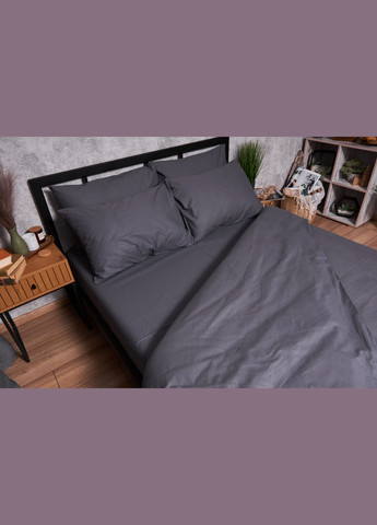 Комплект постільної білизни Бязь Gold Люкс King Size 220x240 наволочки 2х70х70 (MS-820003187) Moon&Star Dark Blue (288043896)