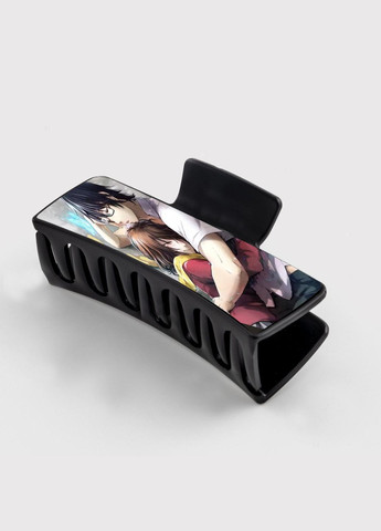 Заколка крабик для волос Аниме Город, где нет только меня #0004 черный No Brand (315631340)