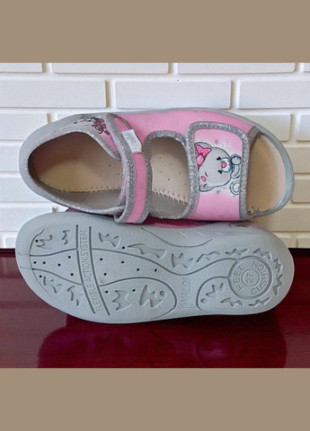 Ортопедичні відкриті тапочки капчики для дівчинки на липучках Валді Waldi (342098010)