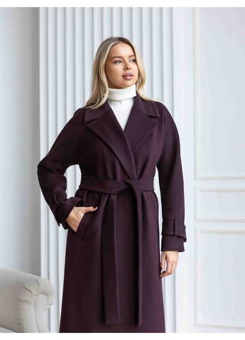 Фиолетовое Пальто-халат фиолетового цвета Raslov