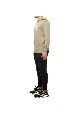Цветная футболка-спортивный костюм squad hooded suit beige/black 681901-67 для мужчин Puma