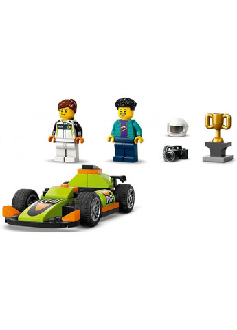 Конструктор City Зеленый автомобиль для гонок 56 деталей (60399) Lego (281425757)