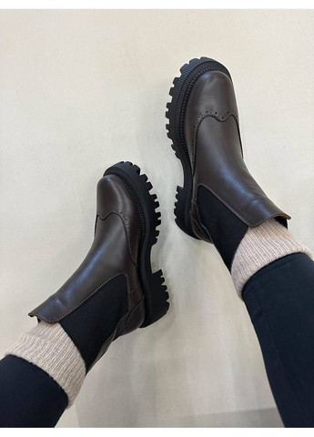 Осенние стильные женские челси челси No Brand без декора