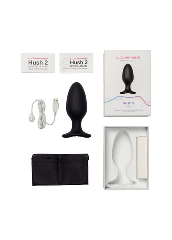 Анальна смарт-вібропробка Hush 2, розмір L Lovense (315339815)