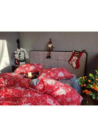 Постельное белье с резинкой Поморозь, ранфорс Евро размер, наволочки 50/70 No Brand (364217653)