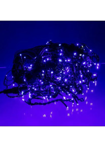 Гирлянда Бахрома уличная 335 LED 20 м от сети черная нить, белый No Brand (366221554)