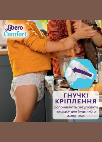 Підгузки Libero comfort розмір 5 (10-14 кг) 46 шт (268146968)