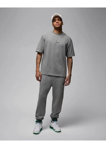 Чорна футболка чоловіча flight essentials 85 fz1912-091 сіра Jordan