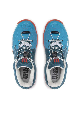 Комбіновані Осінні дитячі кросівки kaos jr 2.0 ql синій кораловий Wilson