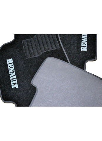 Ворсові килимки в салон для Renault II (2002-2008)/Рено Меган /Чорні, кт-5шт BLCCR1523 Beltex Megane (360619109)
