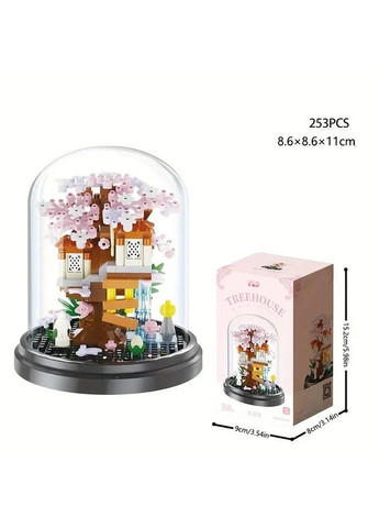 Конструктор в колбі Весна з деревом на 253 деталей (618) No Brand (356174404)