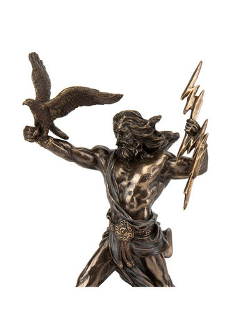 Статуэтка Бог неба Зевс Громовержець 22х11х11 см 77701 бронзовое покрытие Veronese (346530317)