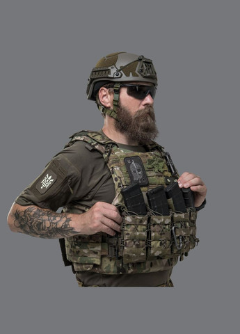 Боевой бронежилет IBV-2 (Stanag 2920). Вес 4.3 кг. Увеличенная площадь защиты. Мультикам. Ukrarmor (333721884)