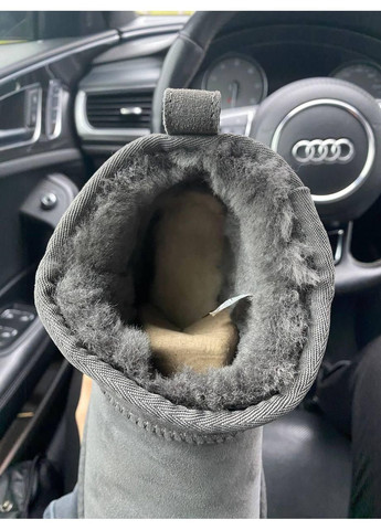 Угі Жіночі UGG Ultra Mini Platform Grey (Замша) (366196802)