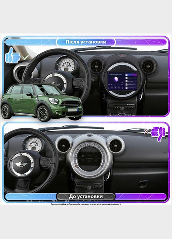 Штатная магнитола для MINI Countryman I 2010-2016 экран 9" 6/128Gb 4G Wi-Fi GPS Top 4шт Lesko (336194475)