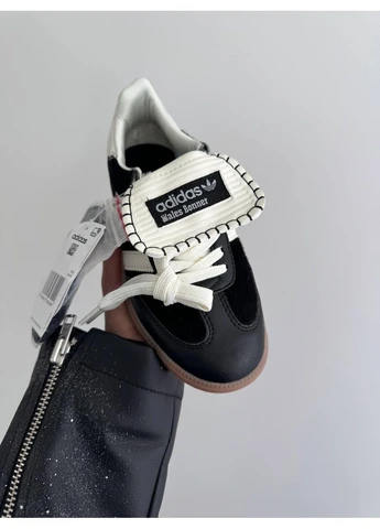 Черные летние кроссовки adidas samba walles bonner black pony адидас самба No Brand