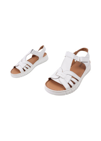 Белые босоножки женские белые натуральная кожа Renzoni