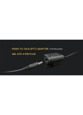 Тактичні активні навушники M32 FG Чорний Earmor (379354044)