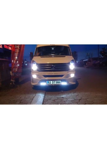 Накладка на передній бампер 2012-2026 (Sport-3, під фарбування) для Volkswagen Crafter рр Meliset (392189818)
