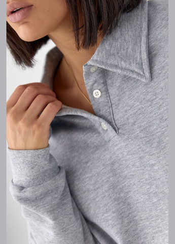 Костюм із шортами та світшотом-поло Lurex Костюм-двойка (334016731)