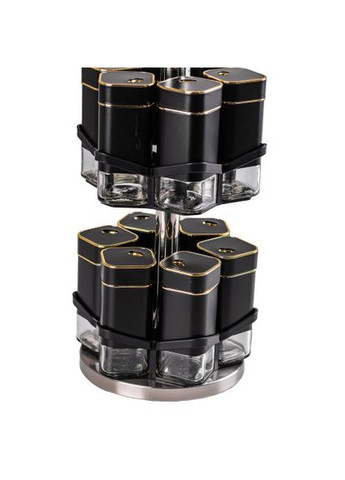 Набір для спецій карусель на підставці 12 баночок по 120 мл HP531T1026HJ Jooki (358705644)