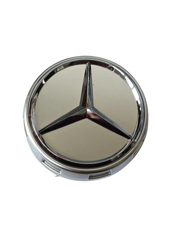 Колпачки — заглушки в диски Mercedes AMG 75/72 мм серебристый, А 000 400 0900 No Brand (386285559)